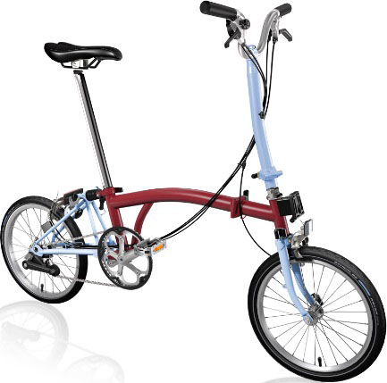 Skládací kolo BROMPTON dvoubarevné C-line